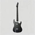 🎸Silent No-Sore-Finger Smart Travel Guitar Black & White for Beginners & Band