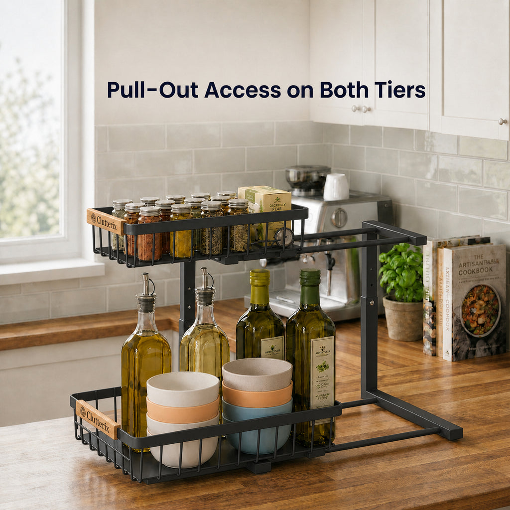Under Sink Organization System-No More Mess, Maximize Space