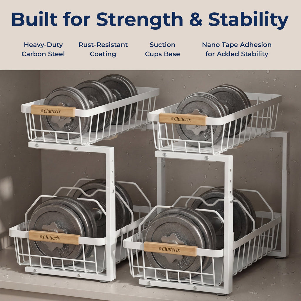 Under Sink Organization System-No More Mess, Maximize Space