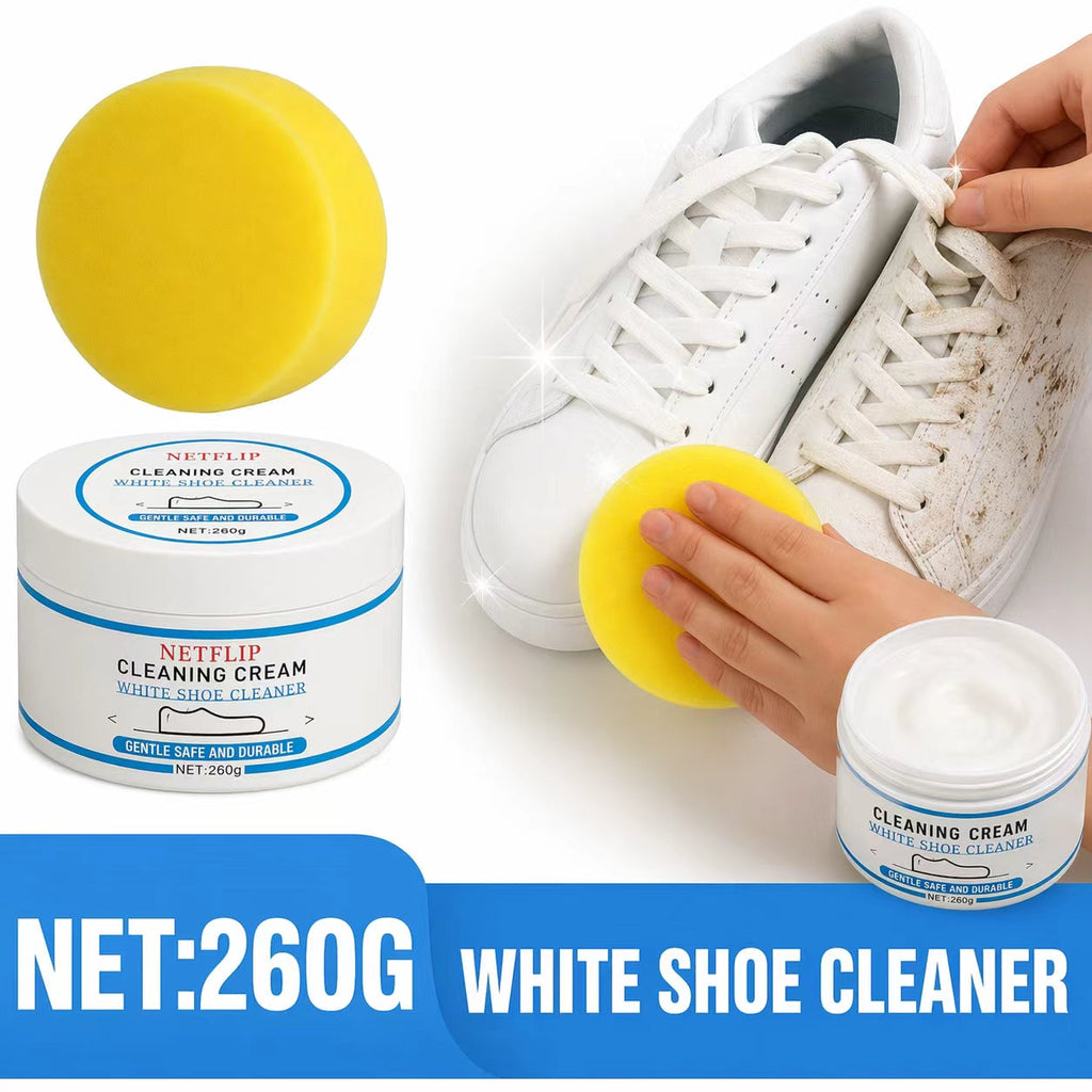 No-Rinse Shoe Cleaning Foam, Quick Daily Cleaning, Eco-Friendly & Shoe-Safe