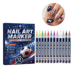 ⚽ Game Day Soccer Nail Art Pens | Paint Team Colors In Seconds