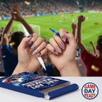 ⚽ Game Day Soccer Nail Art Pens | Paint Team Colors In Seconds