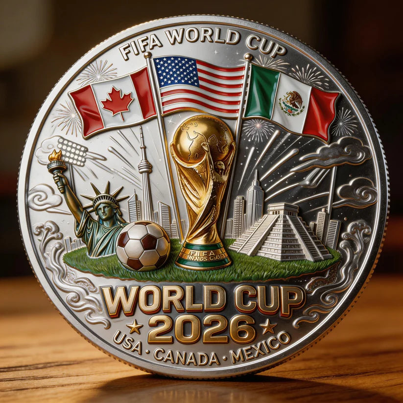 🏆 Flash Sale: 50% OFF ⚽ World Cup 2026 Commemorative Coin