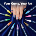 ⚽ Game Day Soccer Nail Art Pens | Paint Team Colors In Seconds