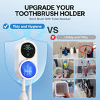 Automated Smart Toothbrush Sanitizer & Holder: 99.9% Clean, Every Single Time